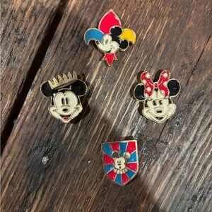 Set of 4 Vintage Disney Mickey Mouse Button Covers